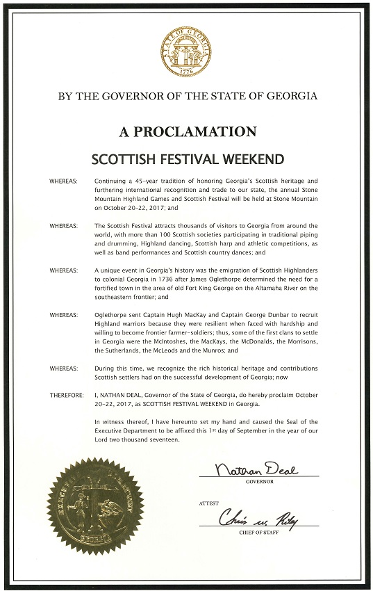 GAProclamation